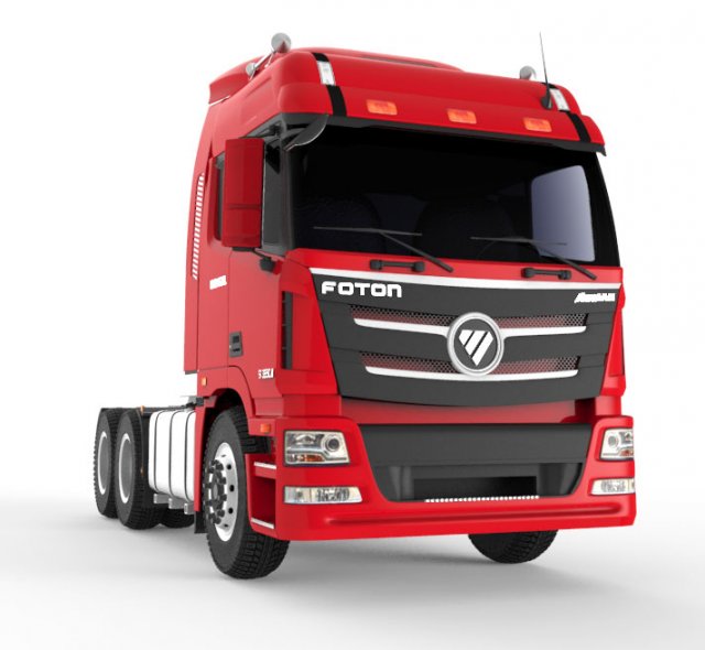 proton auman truck 3D Model .c4d .max .obj .3ds .fbx .stl .blend 