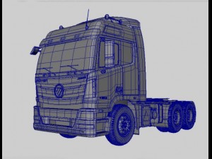 proton auman truck 3D Model