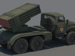 ural bm21 grad 3D Model