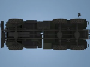 ural bm21 grad 3D Model