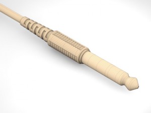 jack audio stereo plug 3D Model