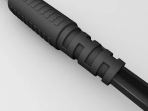 mini jack audio stereo plug 3D Model