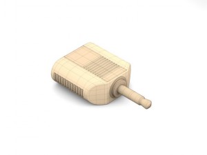 dual mini jack mono to mini jack stereo adapter Modelo 3D