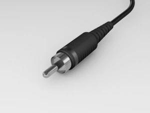 rca generic connector 3D Model