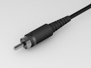 rca generic connector 3D Model