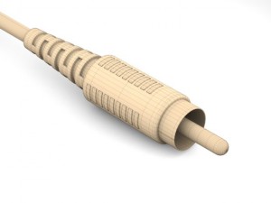 rca generic connector 3D Model