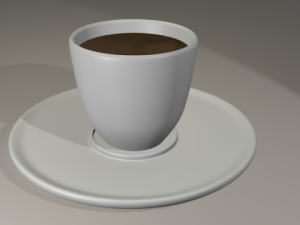 espresso cup 3D-Modell