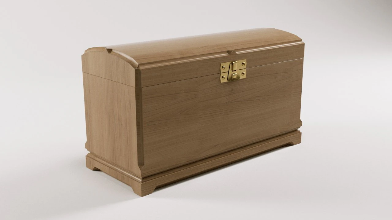 casket 3D Model .c4d .max .obj .3ds .fbx .stl .blend
