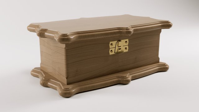 casket Modello 3D .c4d .max .obj .3ds .fbx .stl .blend 