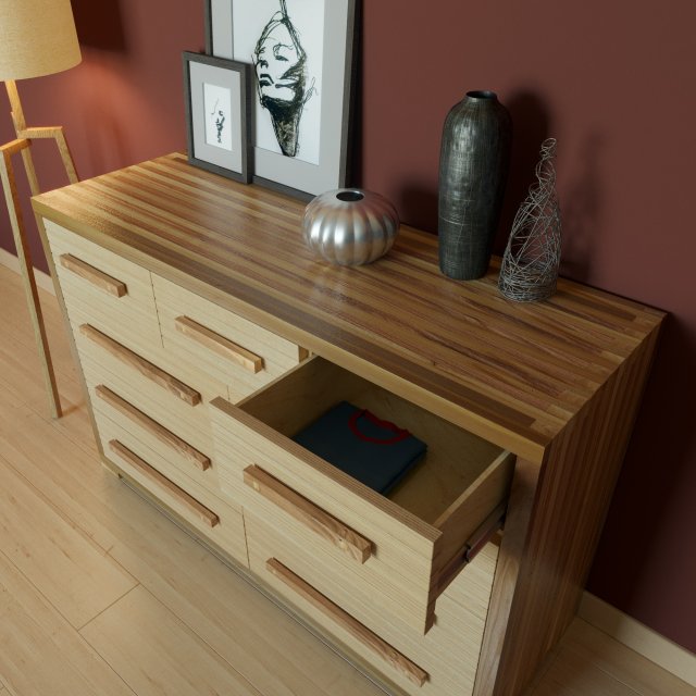 komod Modelo 3D .c4d .max .obj .3ds .fbx .stl .blend 