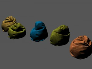 rmchair bag 3D Model