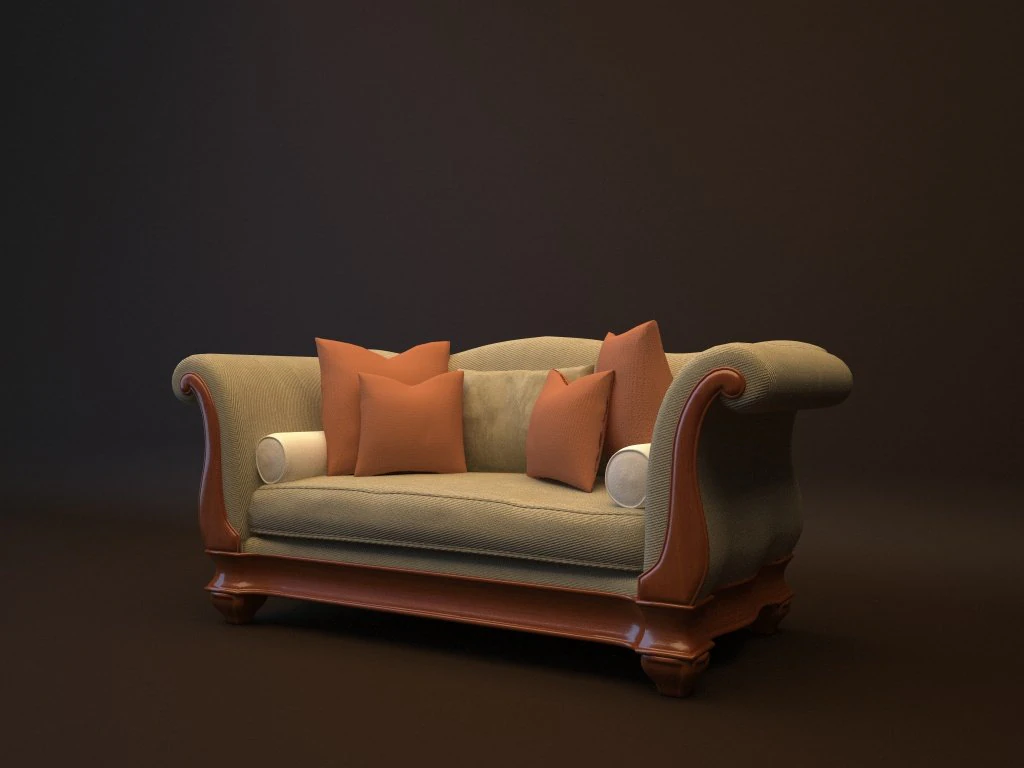 sofa 3D Model .c4d .max .obj .3ds .fbx .stl .blend