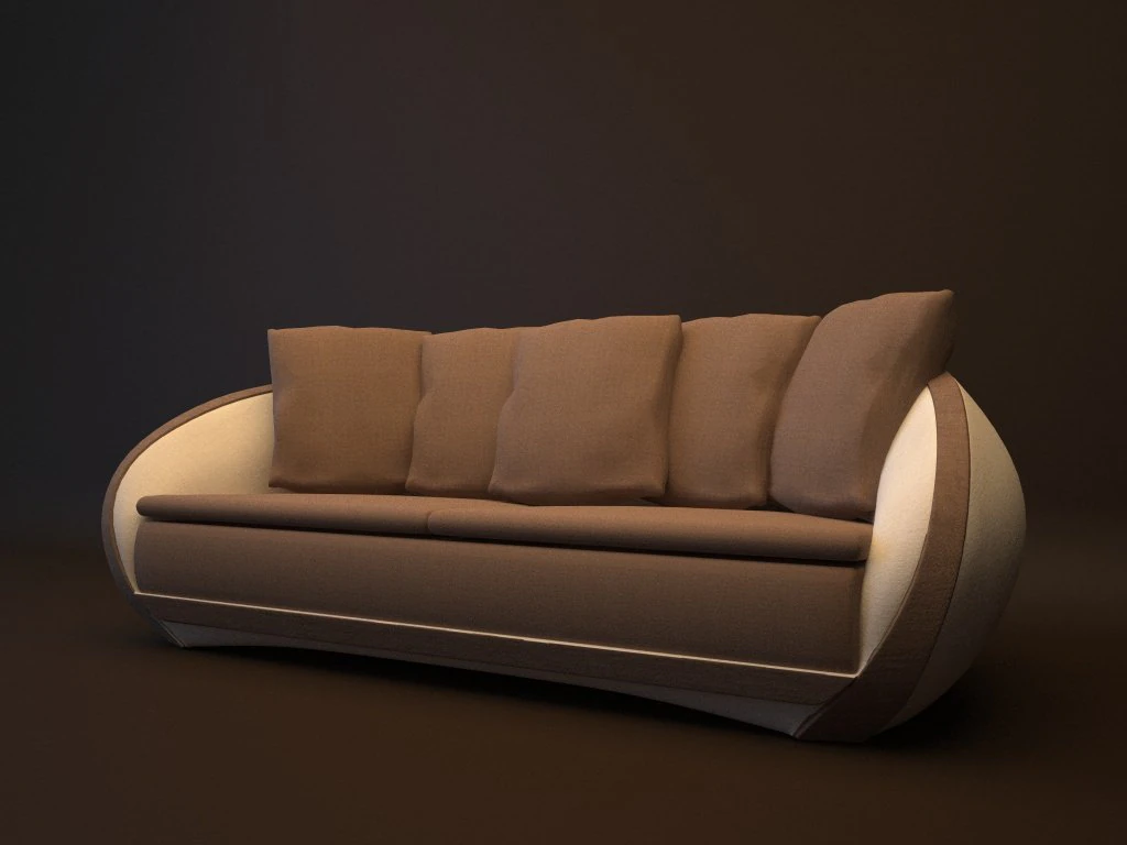 sofa 3D Model .c4d .max .obj .3ds .fbx .stl .blend