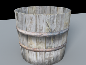 bucket game model low poly 3D Model