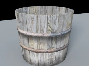 バケツゲームモデル低ポリ 3Dモデル