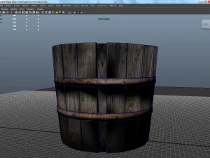 bucket game model low poly 3D Model