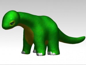 brontosaurus toy Modèle 3D