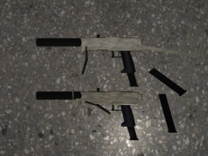 smg wetland camouflage Model 3D