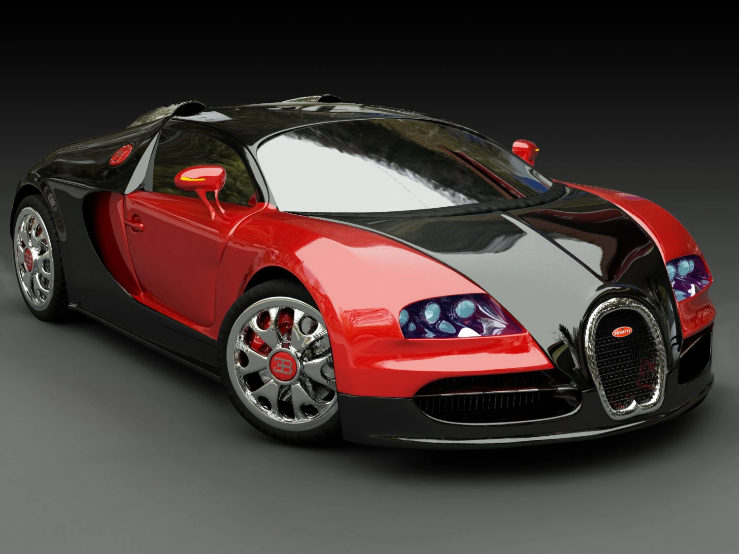 bugatti 3D Model .c4d .max .obj .3ds .fbx .stl .blend 
