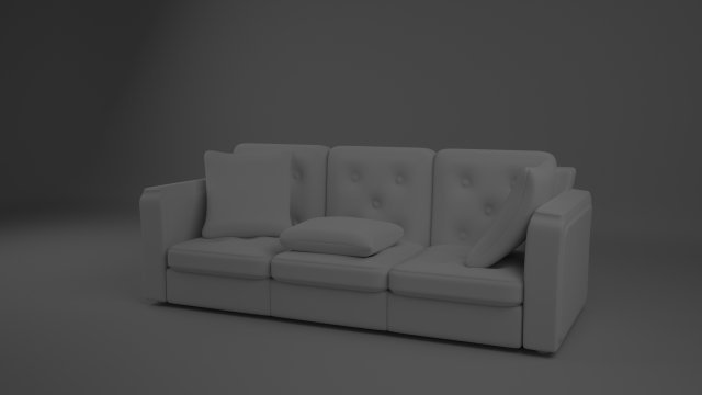 couch 3D Model .c4d .max .obj .3ds .fbx .stl .blend 