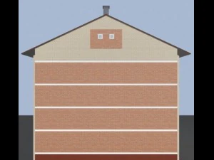 4 storey building 3D Model
