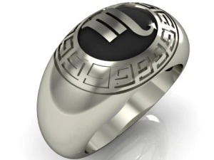 bague en &eacute;mail Modèle 3D