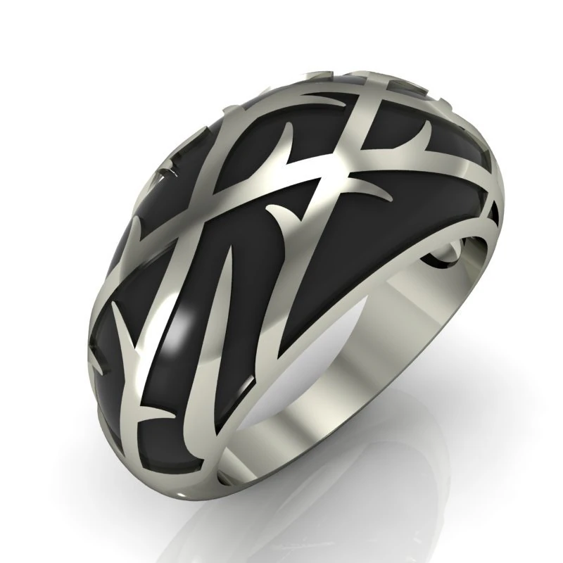 esmalte de anel Modelo 3D .c4d .max .obj .3ds .fbx .stl .blend