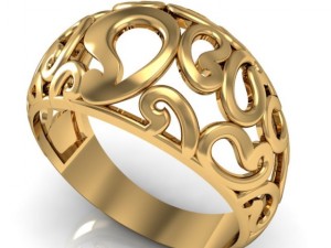gold ring 3D Model