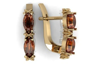 серьга 3D Модель