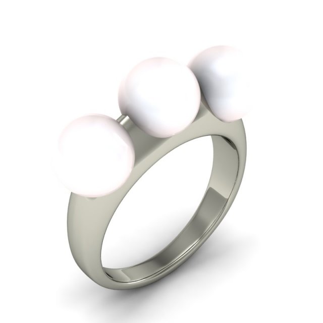 ring with pearls Modelo 3D .c4d .max .obj .3ds .fbx .stl .blend 