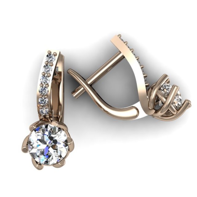 earring 1 3D 模型 .c4d .max .obj .3ds .fbx .stl .blend