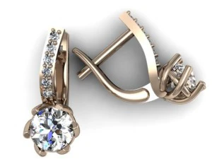 серьга 1 3D Модель