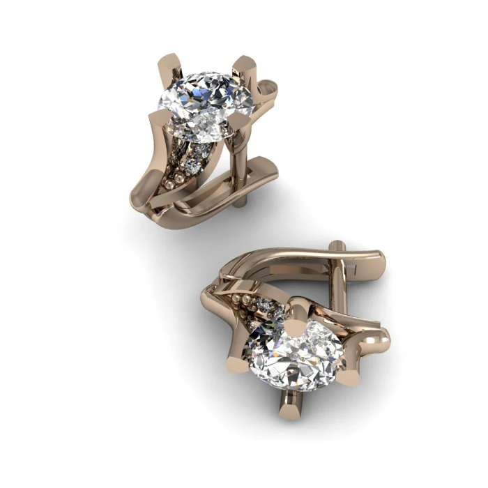 earring 2 3D Model .c4d .max .obj .3ds .fbx .stl .blend 