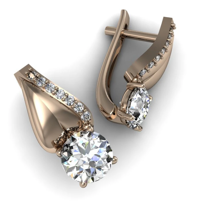 earring 6 3D Model .c4d .max .obj .3ds .fbx .stl .blend 