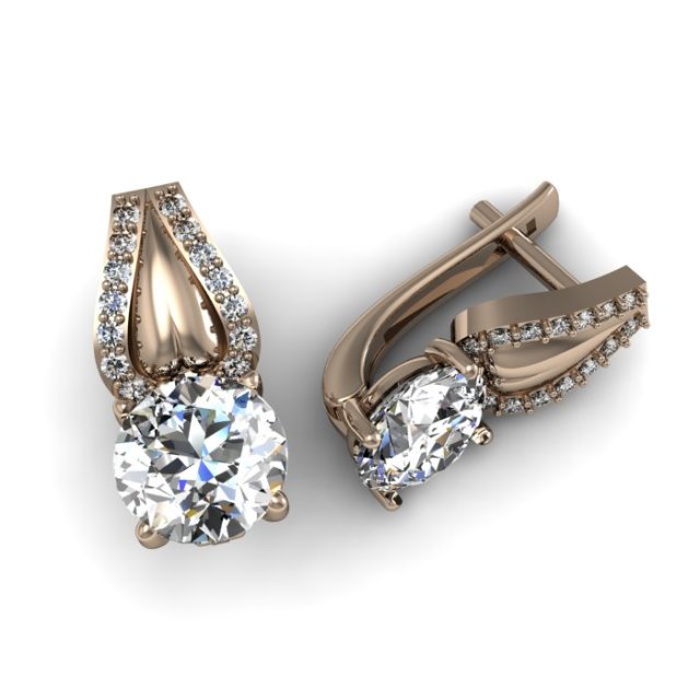 earring 7 3D Model .c4d .max .obj .3ds .fbx .stl .blend 