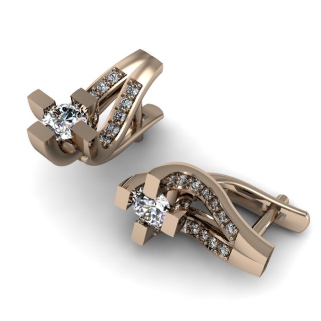 earring 9 Modelo 3D .c4d .max .obj .3ds .fbx .stl .blend 