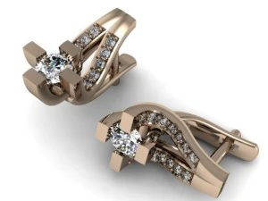 серьга 9 3D Модель