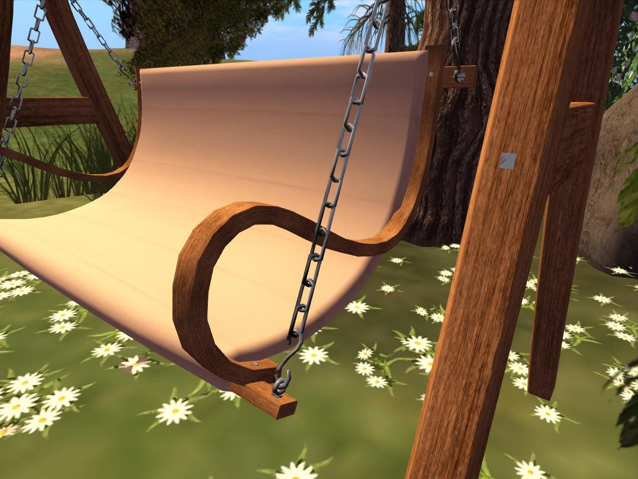 banc balan&ccedil;oire Modèle 3D .c4d .max .obj .3ds .fbx .stl .blend 