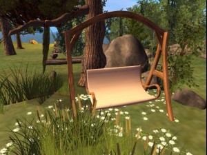 swing bench 3D Modell