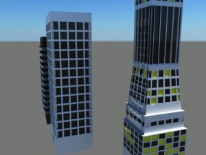 3 building pack 3D 모델