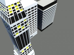 3 building pack 3D 모델