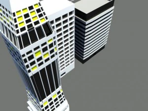 3 建物パック 3Dモデル