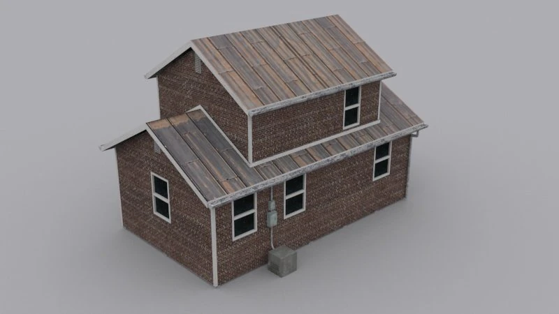 casa pequena Modelo 3D .c4d .max .obj .3ds .fbx .stl .blend 