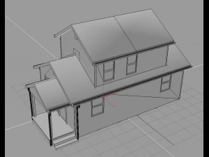 casa pequena Modelo 3D