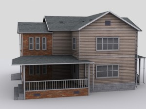 two story house Modèle 3D