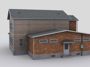 two story house Modèle 3D