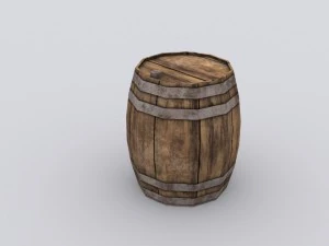 木樽 3Dモデル