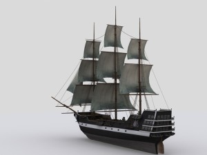 sailing ship 3D Model