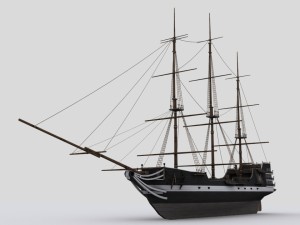 sailing ship 3D Model