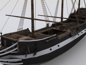 sailing ship 3D Model